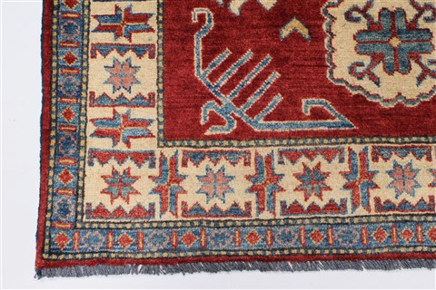 Kazak Blue Hand Knotted 310 X 59 Area Rug 250-27359 Image 7