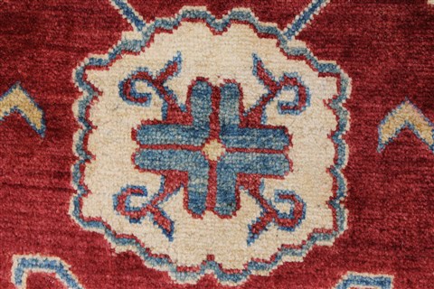 Kazak Blue Hand Knotted 310 X 59 Area Rug 250-27359 Image 9
