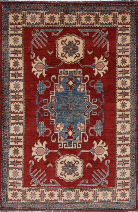 Kazak Blue Hand Knotted 310 X 59 Area Rug 250-27359 Image 0