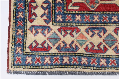 Kazak Red Hand Knotted 37 X 510 Area Rug 250-27360 Image 7
