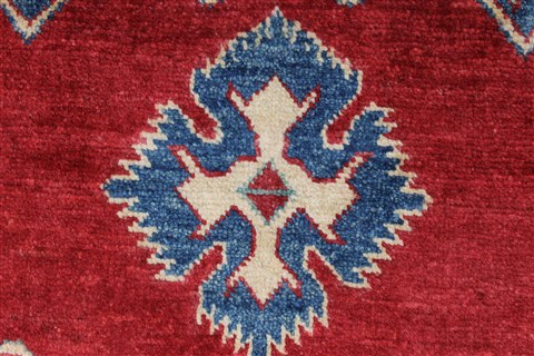 Kazak Red Hand Knotted 37 X 510 Area Rug 250-27360 Image 9