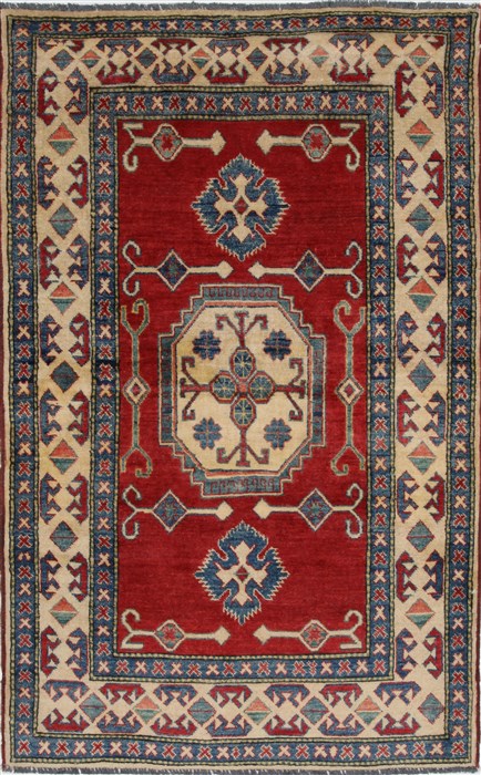 Kazak Red Hand Knotted 37 X 510 Area Rug 250-27360 Image 0