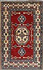 Kazak Red Hand Knotted 37 X 510  Area Rug 250-27360 Thumb 0