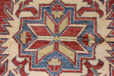 Kazak Red Hand Knotted 310 X 57 Area Rug 250-27361 Image 6