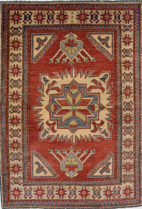 Kazak Red Hand Knotted 310 X 57 Area Rug 250-27361 Image 0