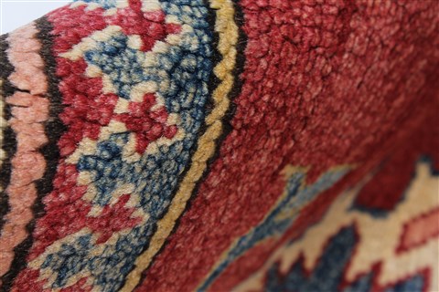 Kazak Red Hand Knotted 310 X 58 Area Rug 250-27362 Image 11