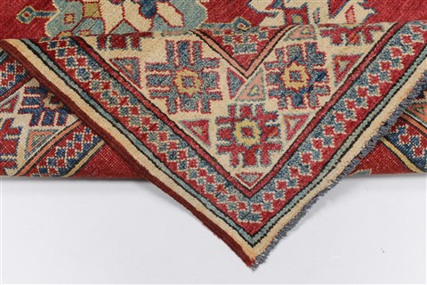 Kazak Red Hand Knotted 310 X 58 Area Rug 250-27362 Image 2