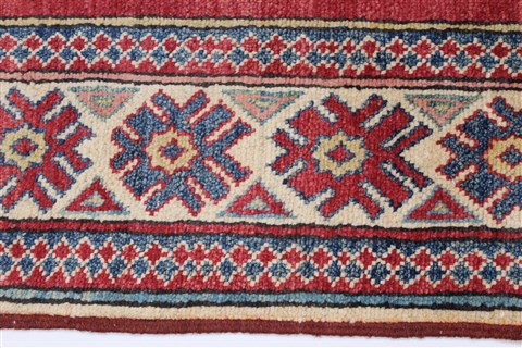 Kazak Red Hand Knotted 310 X 58 Area Rug 250-27362 Image 5