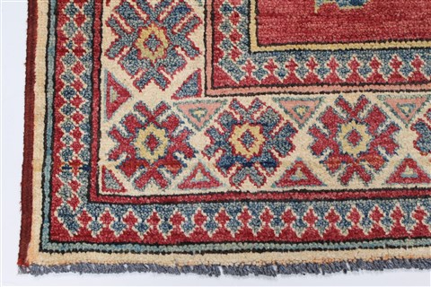 Kazak Red Hand Knotted 310 X 58 Area Rug 250-27362 Image 7