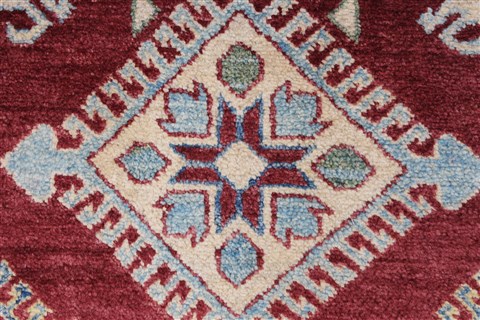 Kazak Red Hand Knotted 311 X 63 Area Rug 250-27363 Image 9