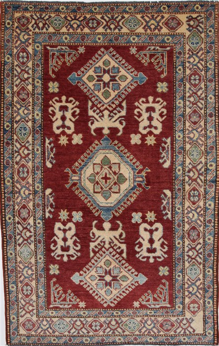 Kazak Red Hand Knotted 311 X 63 Area Rug 250-27363 Image 0