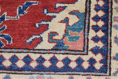 Kazak Blue Hand Knotted 41 X 510 Area Rug 250-27364 Image 11