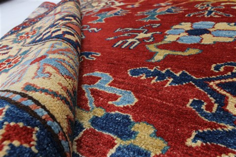 Kazak Blue Hand Knotted 41 X 510 Area Rug 250-27364 Image 2