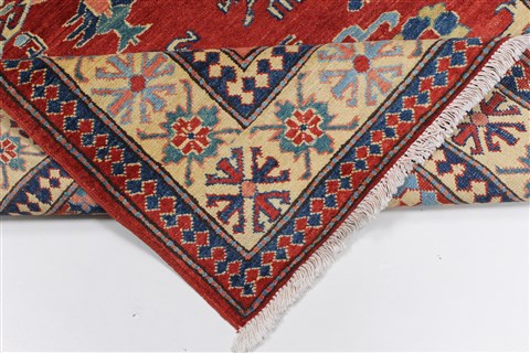 Kazak Blue Hand Knotted 41 X 510 Area Rug 250-27364 Image 3