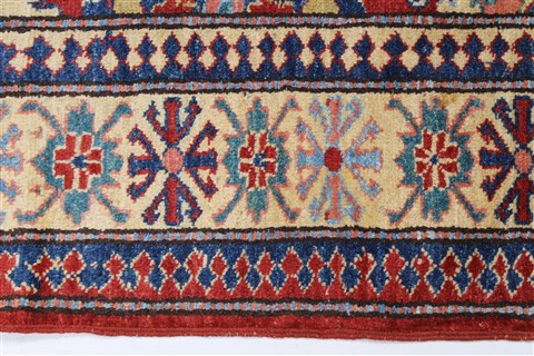 Kazak Blue Hand Knotted 41 X 510 Area Rug 250-27364 Image 6