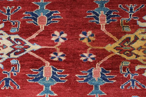 Kazak Blue Hand Knotted 41 X 510 Area Rug 250-27364 Image 7
