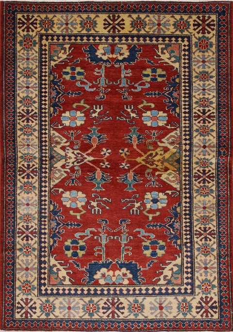 Kazak Blue Hand Knotted 41 X 510 Area Rug 250-27364 Image 0