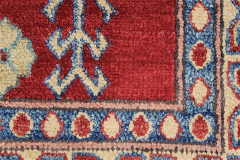 Kazak Red Hand Knotted 42 X 63 Area Rug 250-27365 Image 11