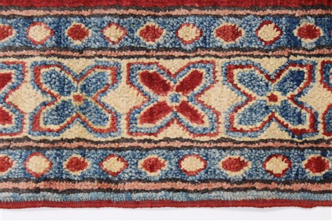 Kazak Red Hand Knotted 42 X 63 Area Rug 250-27365 Image 6