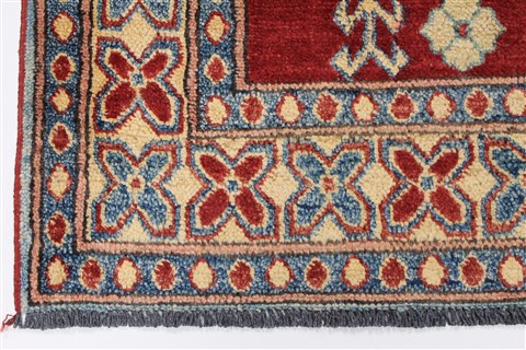 Kazak Red Hand Knotted 42 X 63 Area Rug 250-27365 Image 8