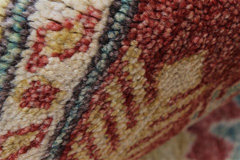 Kazak Beige Hand Knotted 310 X 61 Area Rug 250-27368 Image 13