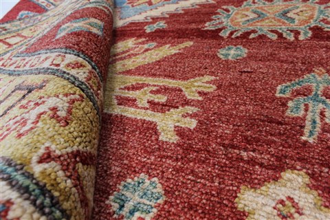 Kazak Beige Hand Knotted 310 X 61 Area Rug 250-27368 Image 2