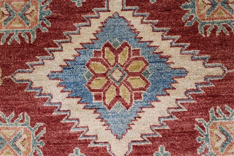Kazak Beige Hand Knotted 310 X 61 Area Rug 250-27368 Image 7