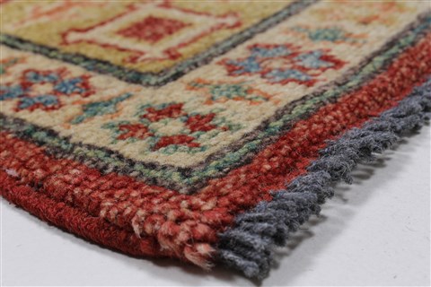 Kazak Beige Hand Knotted 310 X 61 Area Rug 250-27368 Image 9