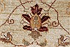 Pishavar Beige Hand Knotted 51 X 60 Area Rug 250-27369 Thumb 11