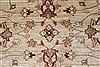 Pishavar Beige Hand Knotted 51 X 60 Area Rug 250-27369 Thumb 7