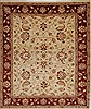Pishavar Beige Hand Knotted 51 X 60 Area Rug 250-27369 Thumb 0