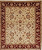 Pishavar Beige Hand Knotted 51 X 60  Area Rug 250-27369 Thumb 0