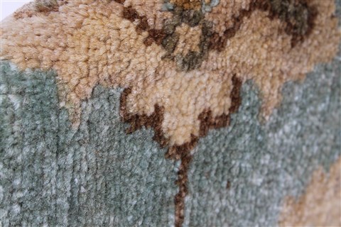 Pishavar Beige Hand Knotted 33 X 410 Area Rug 250-27370 Image 11