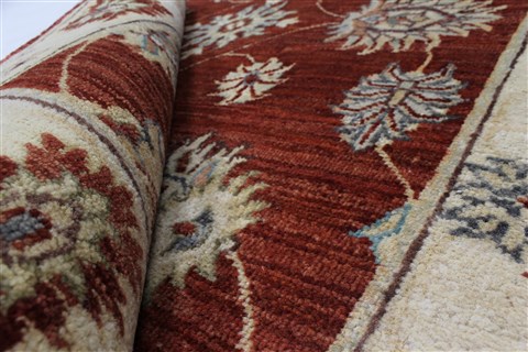 Ziegler Beige Hand Knotted 31 X 51 Area Rug 250-27371 Image 12