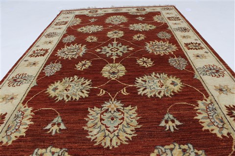 Ziegler Beige Hand Knotted 31 X 51 Area Rug 250-27371 Image 3