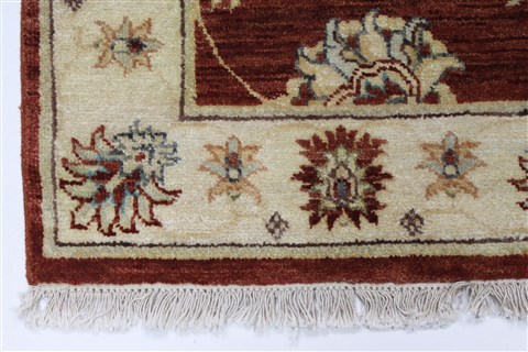 Ziegler Beige Hand Knotted 31 X 51 Area Rug 250-27371 Image 6