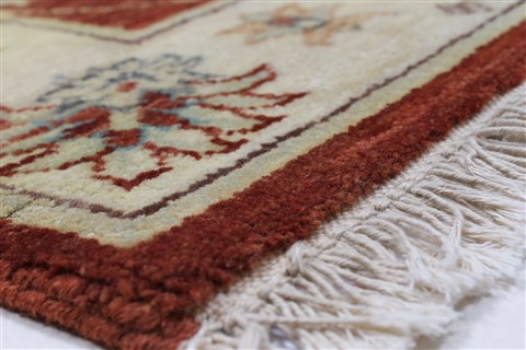 Ziegler Beige Hand Knotted 31 X 51 Area Rug 250-27371 Image 7