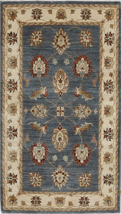 Ziegler Beige Hand Knotted 30 X 53 Area Rug 250-27372 Image 0