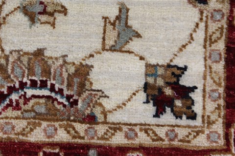 Ziegler Red Hand Knotted 30 X 50 Area Rug 250-27374 Image 10