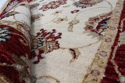 Ziegler Red Hand Knotted 30 X 50 Area Rug 250-27374 Image 1