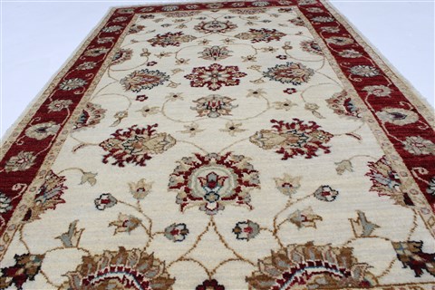 Ziegler Red Hand Knotted 30 X 50 Area Rug 250-27374 Image 4