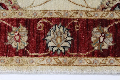 Ziegler Red Hand Knotted 30 X 50 Area Rug 250-27374 Image 5