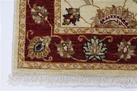 Ziegler Red Hand Knotted 30 X 50 Area Rug 250-27374 Image 7
