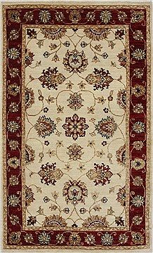 Ziegler Red Hand Knotted 3'0" X 5'0"  Area Rug 250-27374