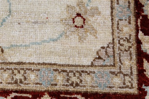 Pishavar Beige Hand Knotted 32 X 49 Area Rug 250-27375 Image 10