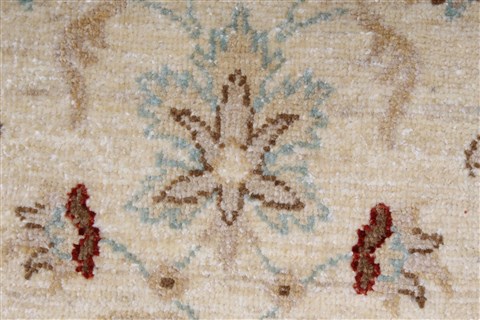 Pishavar Beige Hand Knotted 32 X 49 Area Rug 250-27375 Image 9