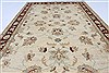 Pishavar Beige Hand Knotted 32 X 49  Area Rug 250-27375 Thumb 4