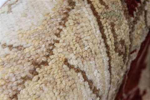 Pishavar Beige Hand Knotted 31 X 49 Area Rug 250-27377 Image 12