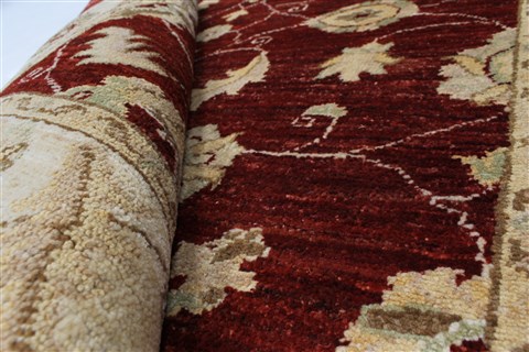 Pishavar Beige Hand Knotted 31 X 49 Area Rug 250-27377 Image 1