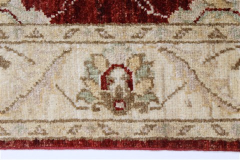 Pishavar Beige Hand Knotted 31 X 49 Area Rug 250-27377 Image 5